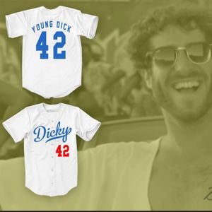 NWOT Men's Lil Dicky Los Angeles Stitch Baseball Jersey